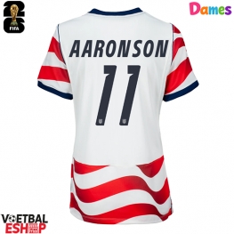 Verenigde Staten Brenden Aaronson #11 Thuis tenue Dames WK 2026 Korte Mouw